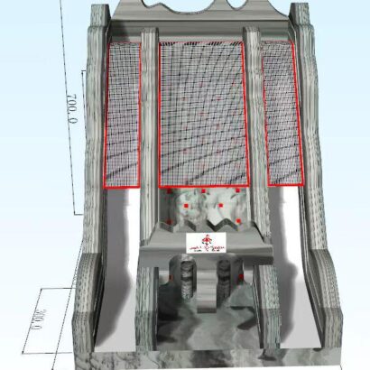 Climbing Wall With Slide (Size 10x6x8M)