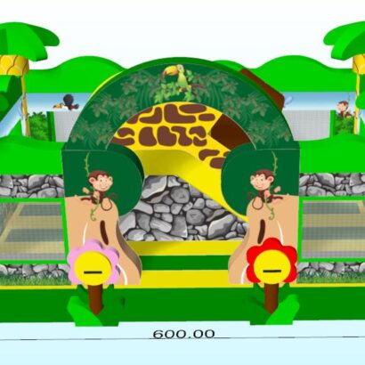 Inflatable Jungle Combo for rent in UAE