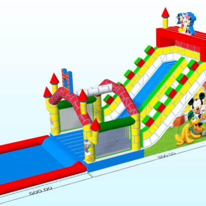 Mickey Mini Water Slide (Size 14x5x7M)