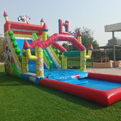 Mickey Mini Water Slide (Size 14x5x7M)