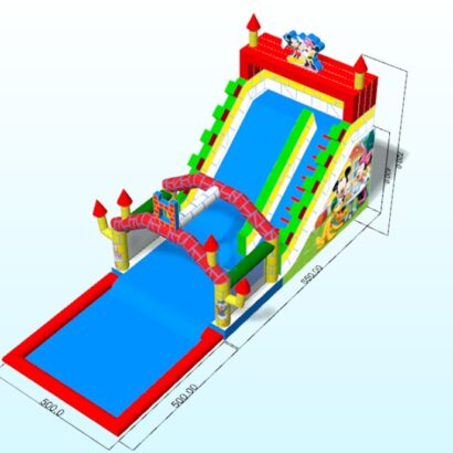 Mickey Mini Water Slide (Size 14x5x7M)