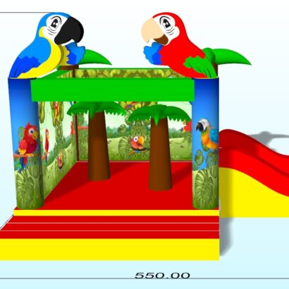 Inflatable Parrot combo for rent UAE