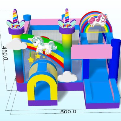 Inflatable Unicorn Combo for rent UAE