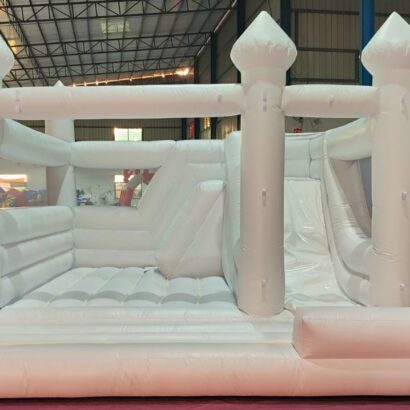 Inflatable White Bouncy for rent UAE