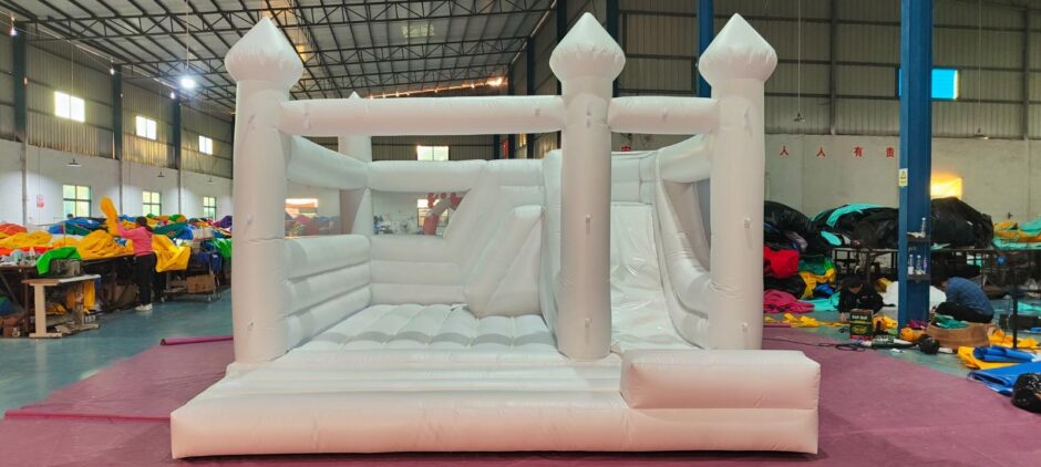 Inflatable White Bouncy for rent UAE