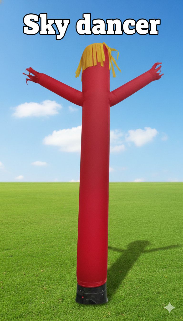 SKY DANCER. RED Sky Dancer